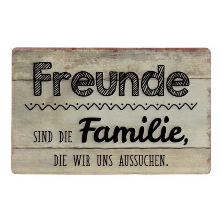 Metall Schild Weisheit 'Familie'