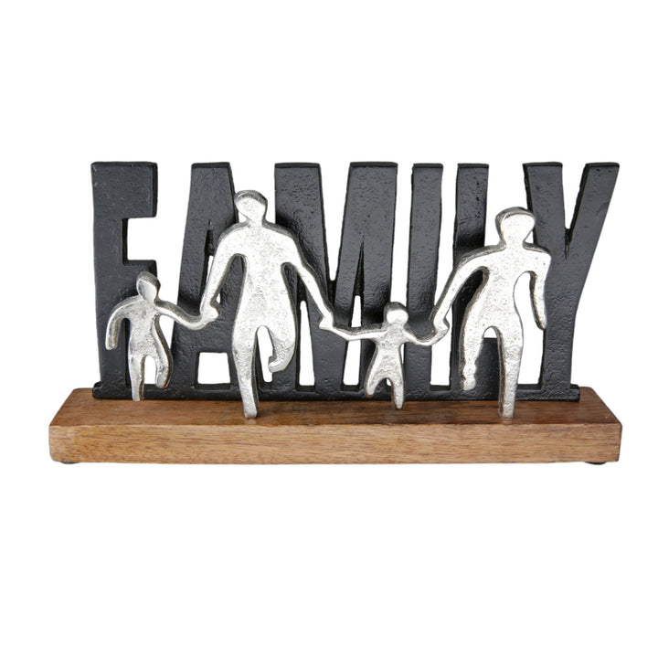 Aluminium Schriftzug 'Family'
