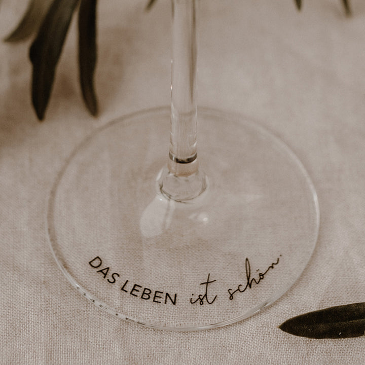 Wine Glass - Life is Beautiful