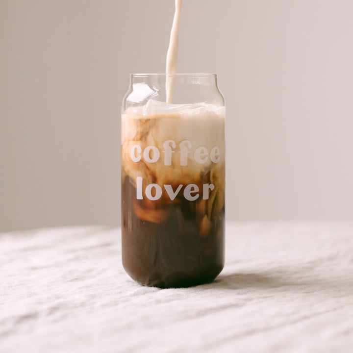 Tall Drinking Glass - Heart
