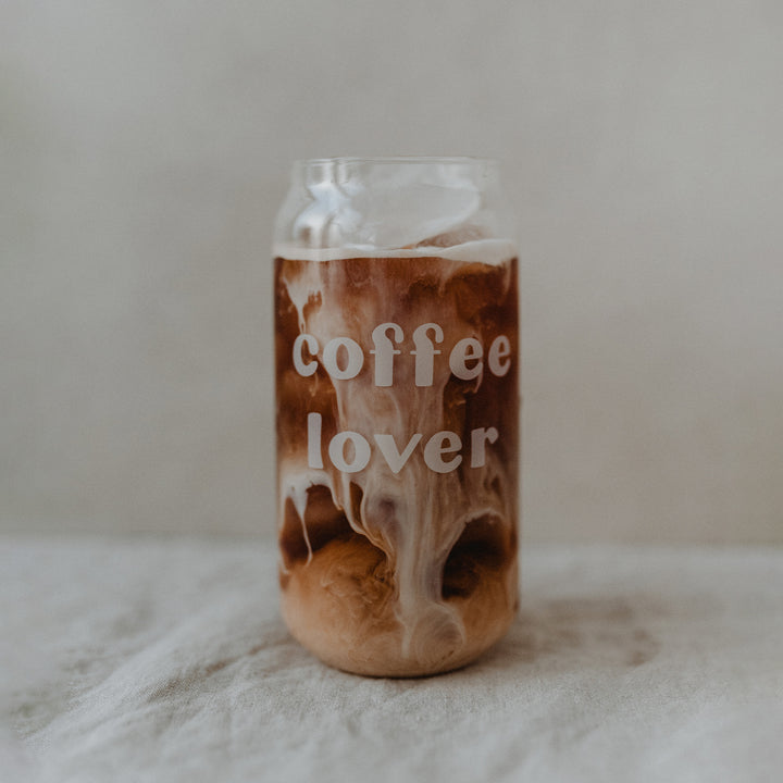 Tall Drinking Glass - Heart