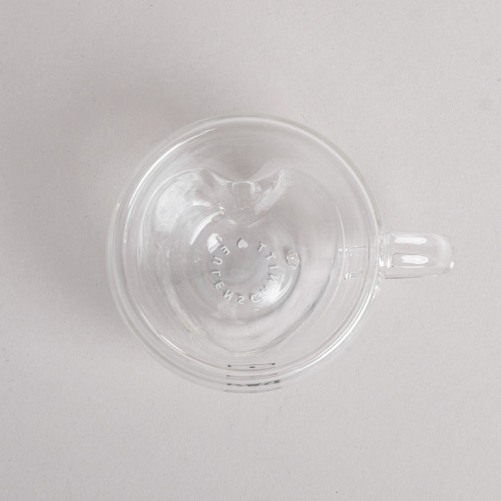 Double-walled heart glass 250 ml