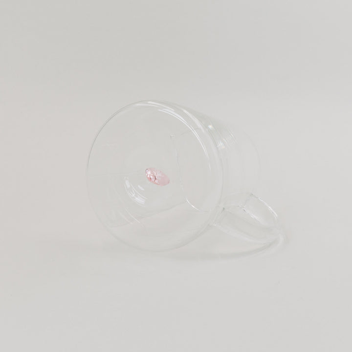 Karaffe Herzfigur rosa