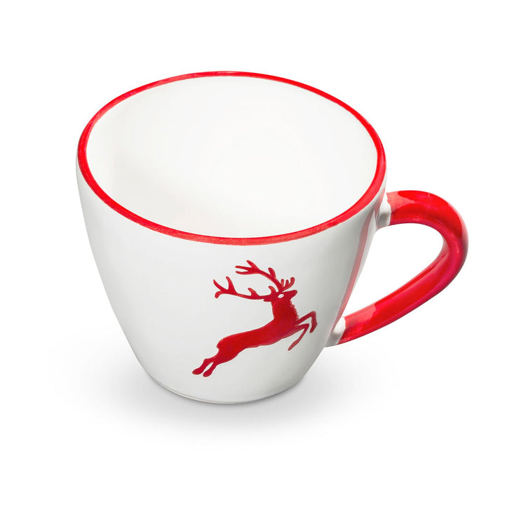 Rubinroter Hirsch Cappuccino Tasse (0,16L)