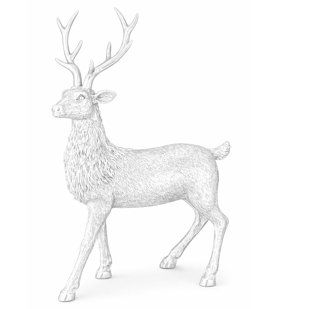 Figur Hirsch silber Poly