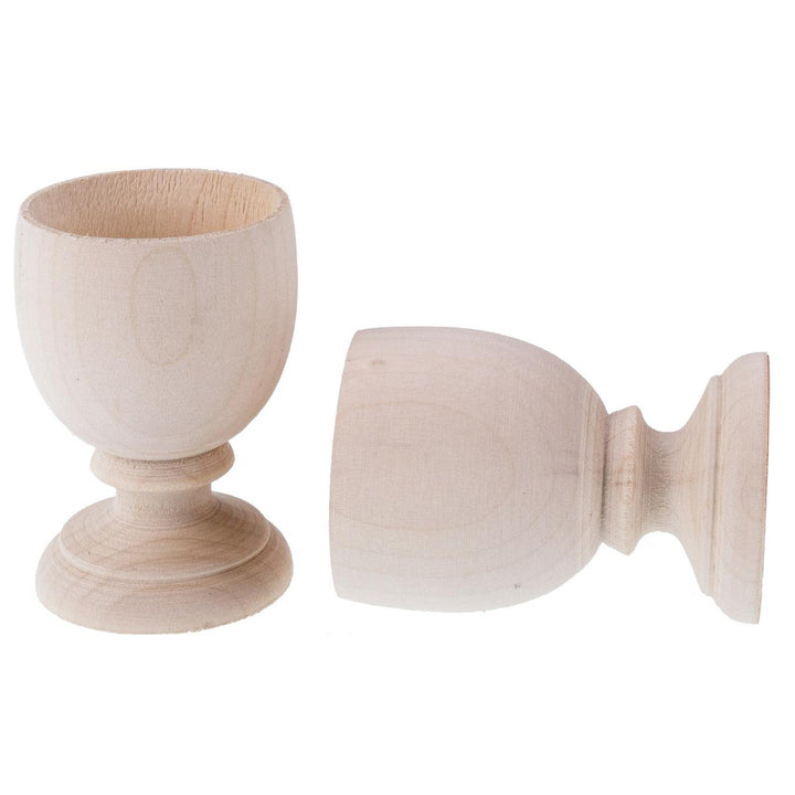Egg cup made of maple wood approx. 4.5 x 6 cm 