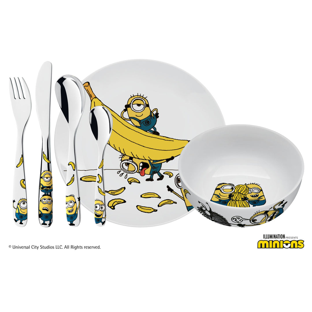 Kinderbesteck-Set Minions®, 6-teilig