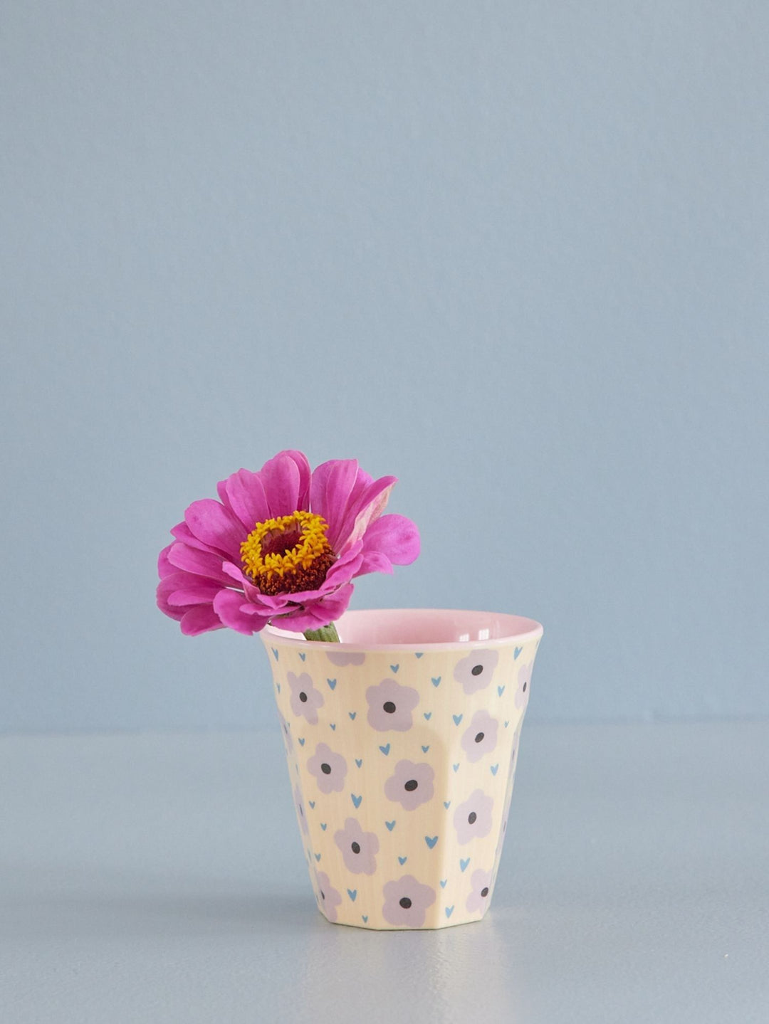 Medium Melamine Cup - "Flowers"