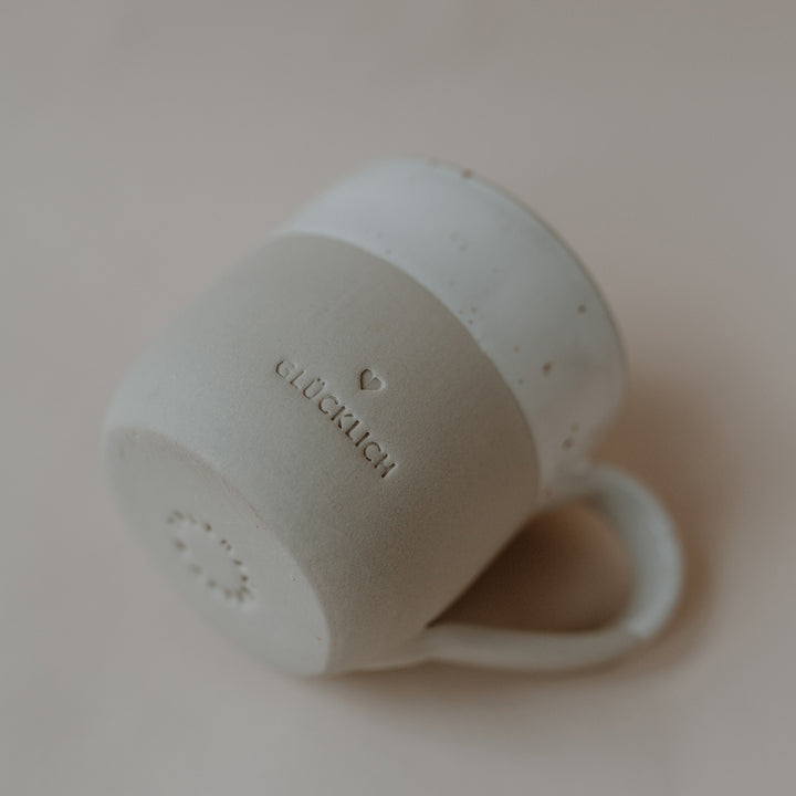 Cappuccino Tasse - Glücklich