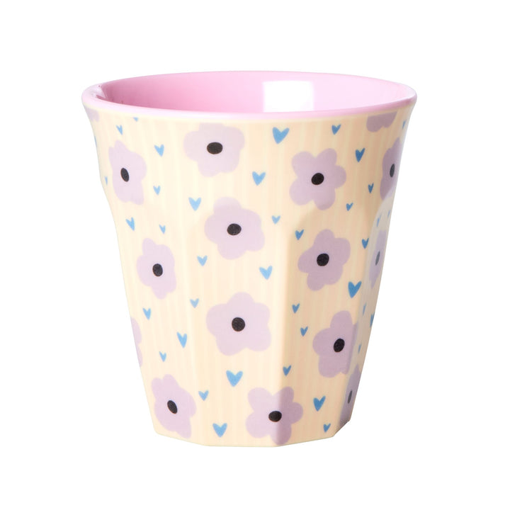 Medium Melamine Cup - "Flowers"