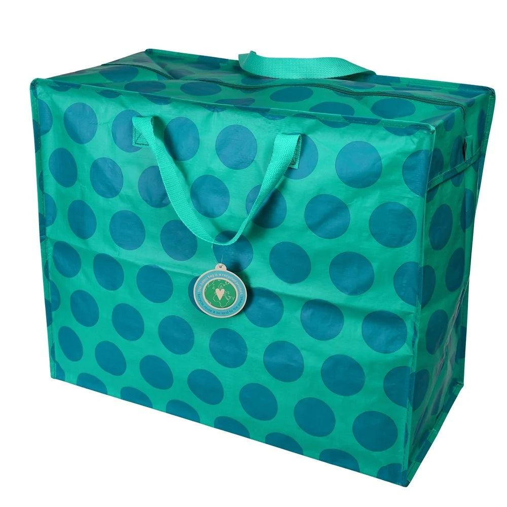 giant bag blue dotted