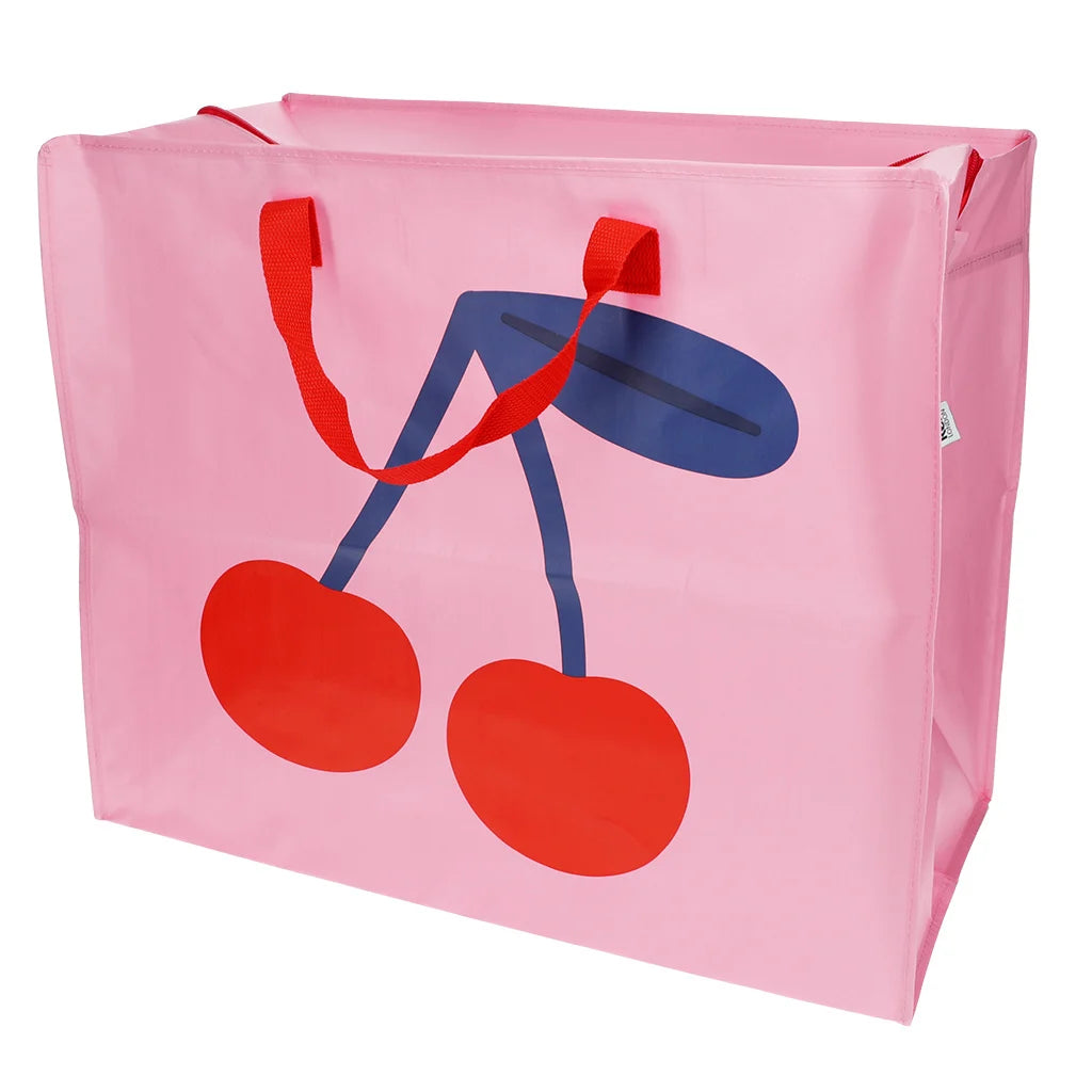 giant bag green dotted