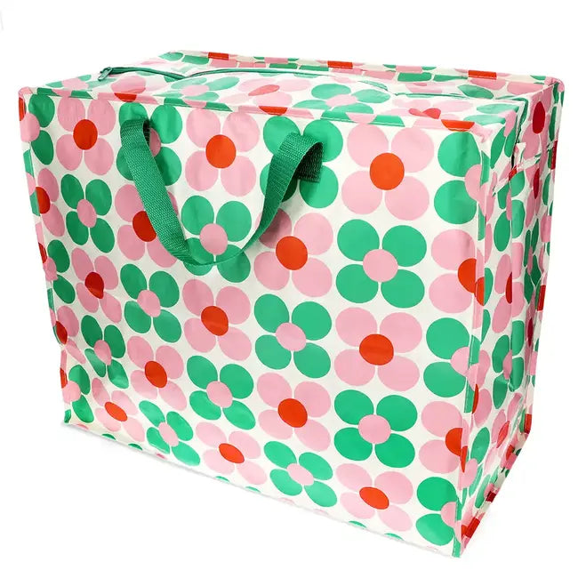 Riesentasche Daisy pink/green