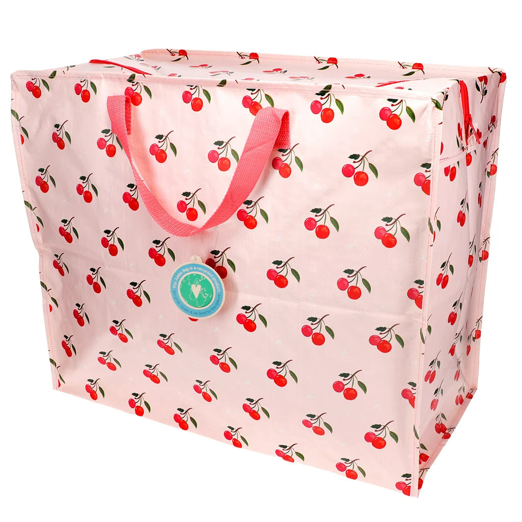 giant bag green dotted