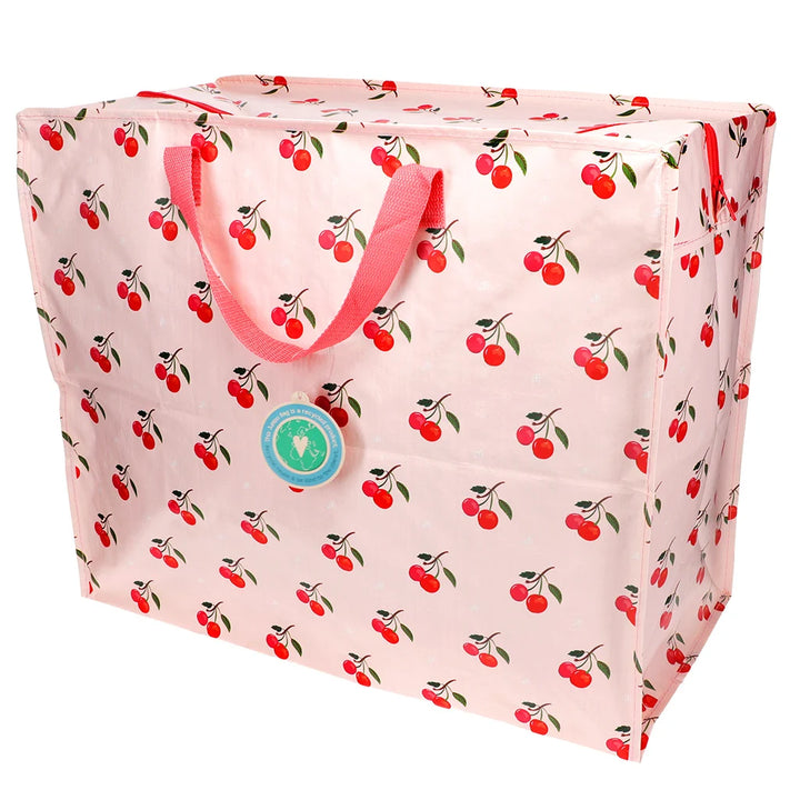 giant bag green dotted