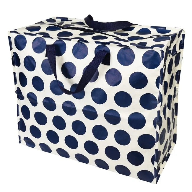 giant bag green dotted