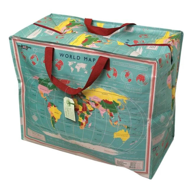 giant bag green dotted
