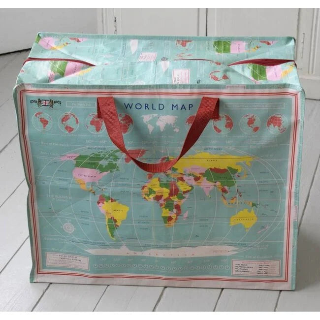 giant bag green dotted