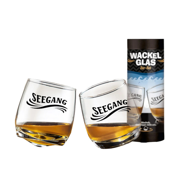 Glas Wackelglas'Seegang'2er-Set