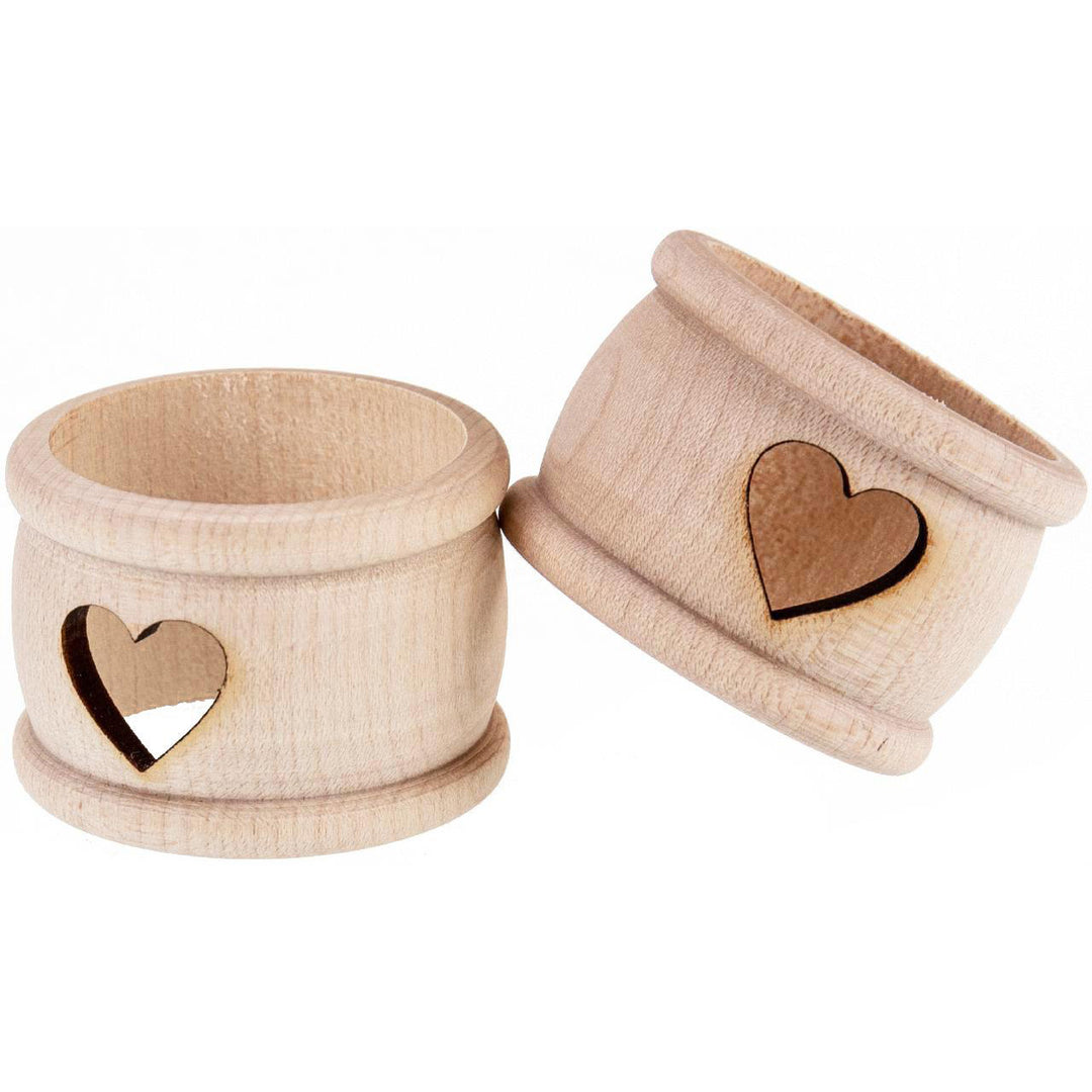 Napkin rings - wood - lasered motif 