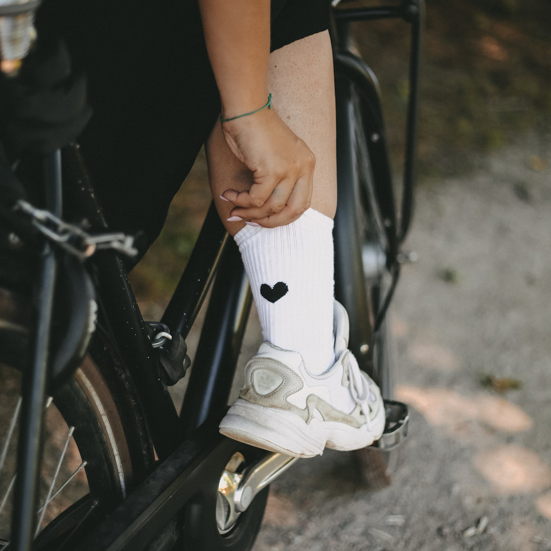 Eulenschnitt Socken "Herz"