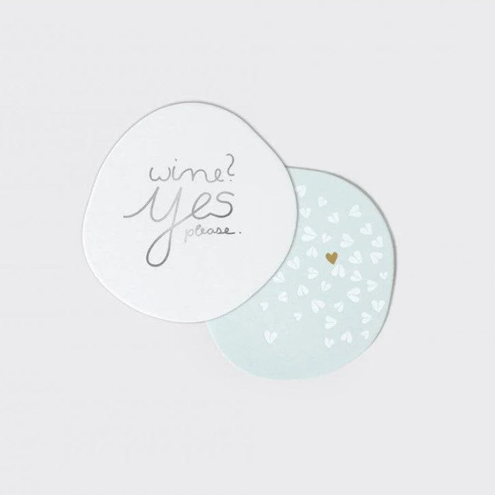 Untersetzer 6er Set "Love & Wine"