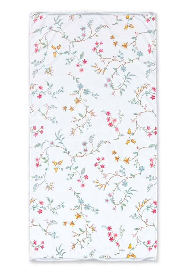 Towel Les Fleurs Green 55x100 cm