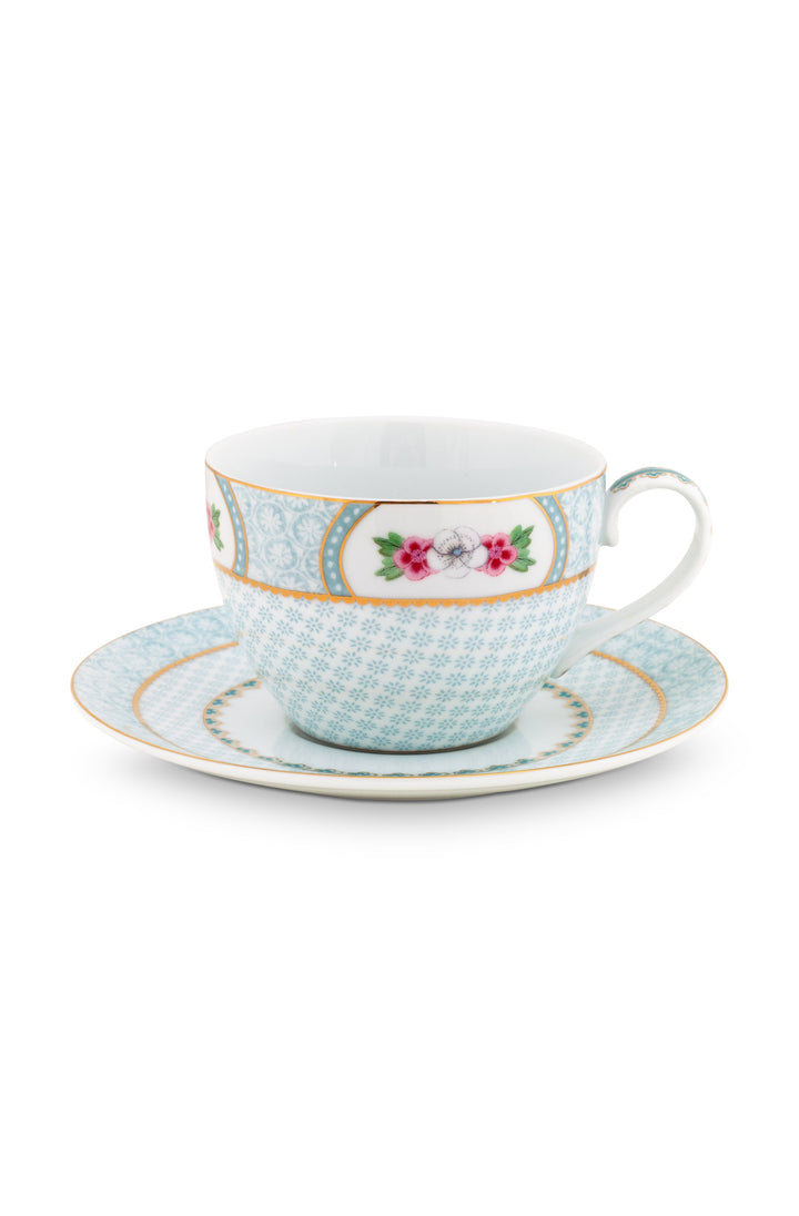 Tasse und Untertasse Blushing Birds White 280 ml