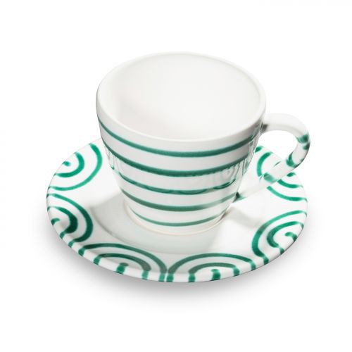 Grüngeflammt, Cappuccino Tasse (0,16L)
