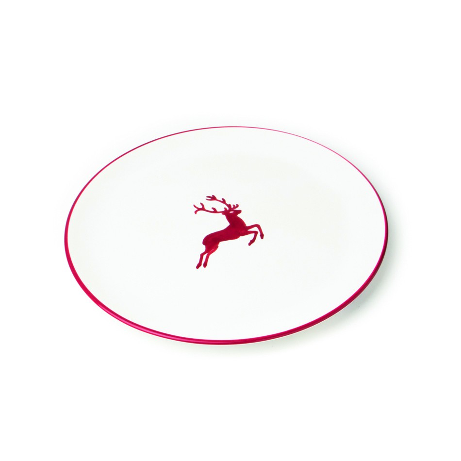 Rubinroter Hirsch, Speiseteller Cup (Ø 28cm)