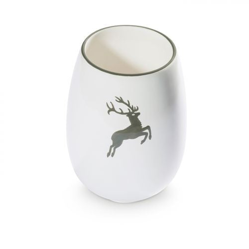 Grauer Hirsch, Vase H:15cm