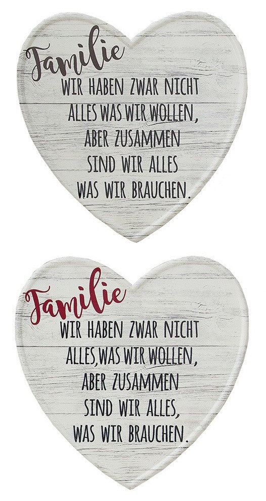 Schild Weisheit "Familie"