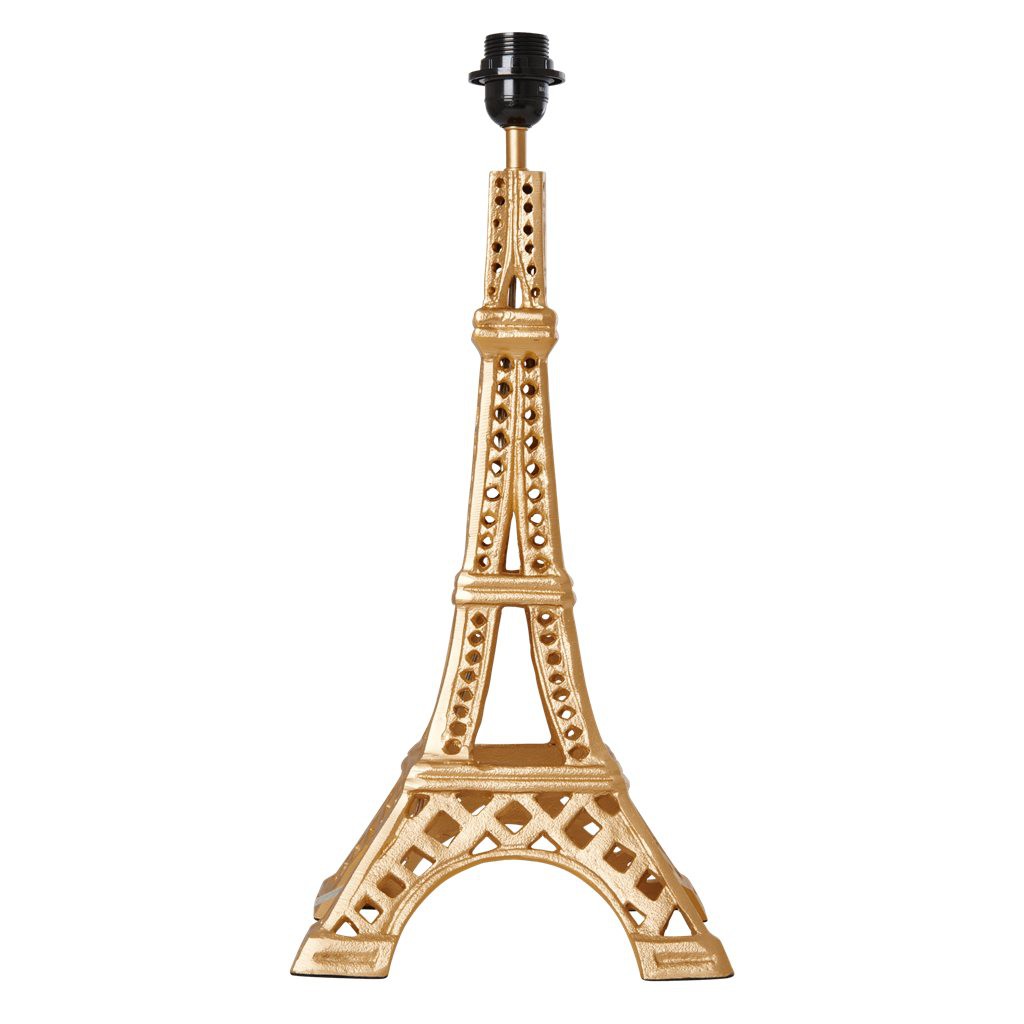 Large Eiffel Tower Aluminum Lamp - Gold