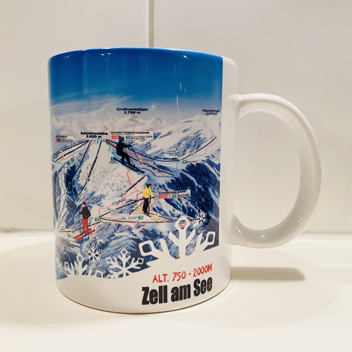Mug "Piste map Zell am See Kaprun"
