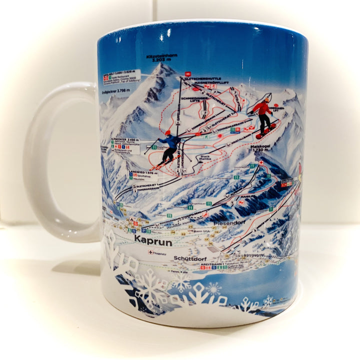 Mug "Piste map Zell am See Kaprun"