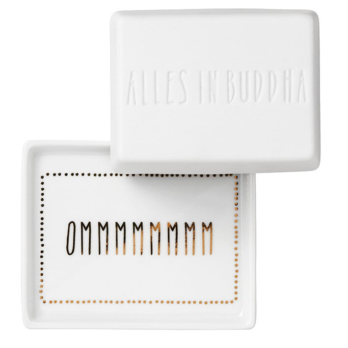 Butter dish "Everything in Buddha" small