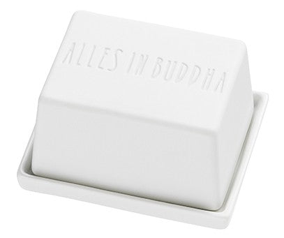 Butter dish "Everything in Buddha" small
