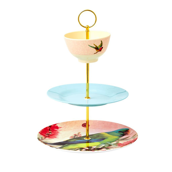 DIY Etagerenstange - Gold Cake stand handle