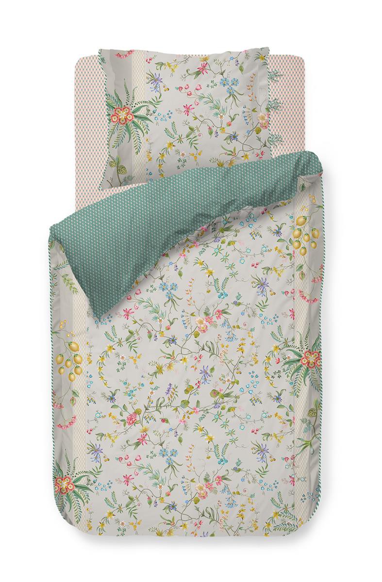 Bettbezug Petites Fleurs Khaki 140x200 cm