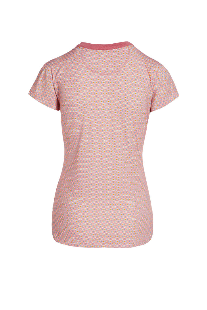 Teca Kurzarm Shirt Marquise Pink S
