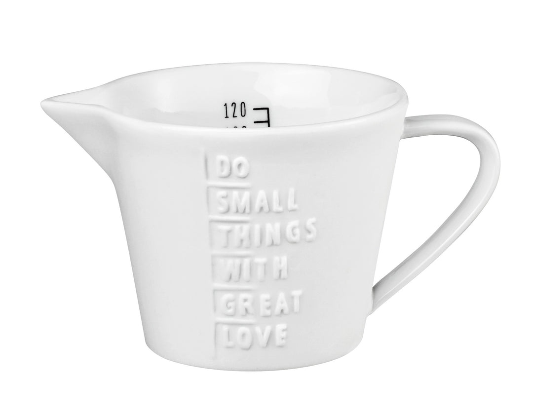 PET Messbecher klein "Do small things..."