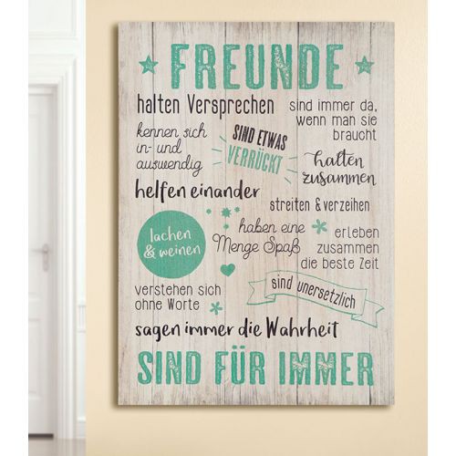 MDF Weisheit 'Freunde'