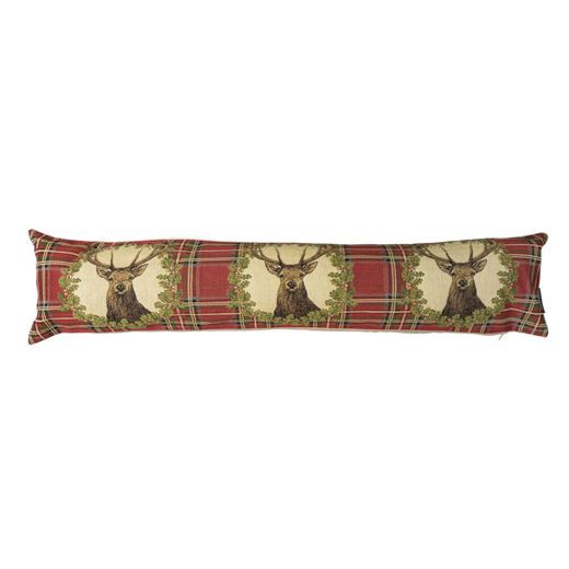 Gobelin Draft Excluder - Tartan Deer