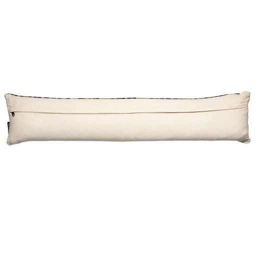 Draft Excluder Cushion - Zebra Cow Leather