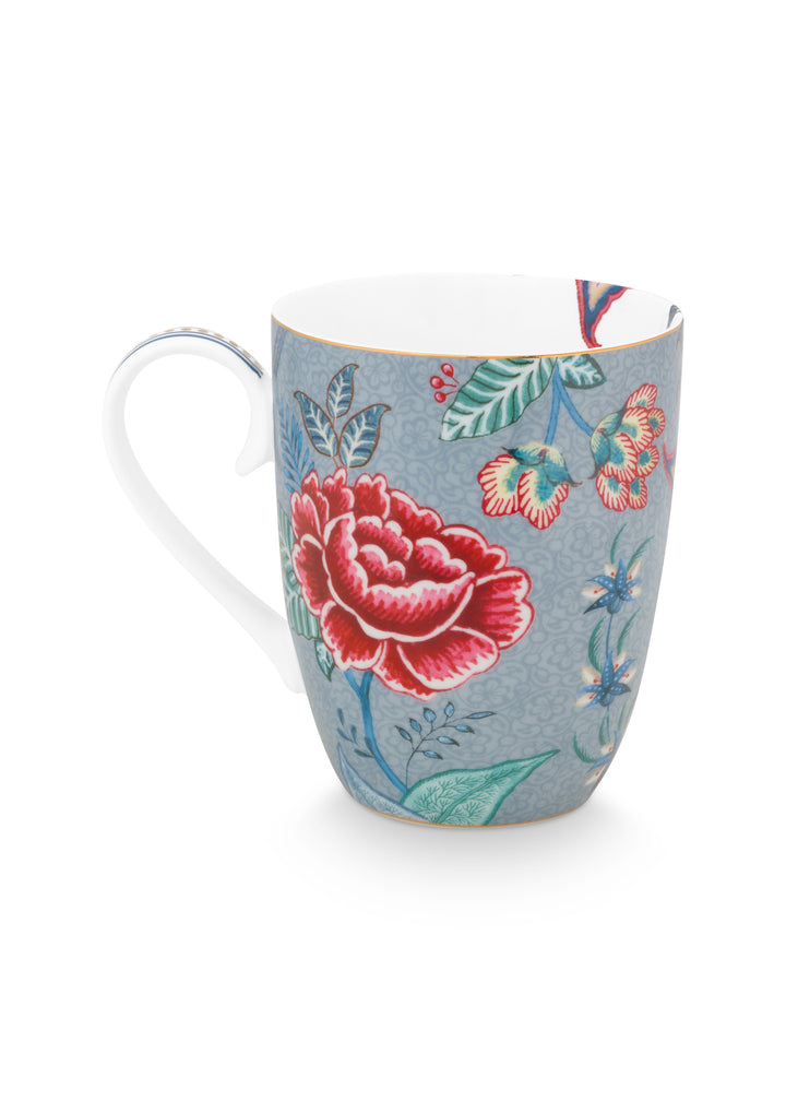 Tasse Large Flower Festival Light Blue 350 ml