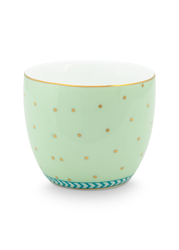 Eierbecher Jolie Gold Dots Green