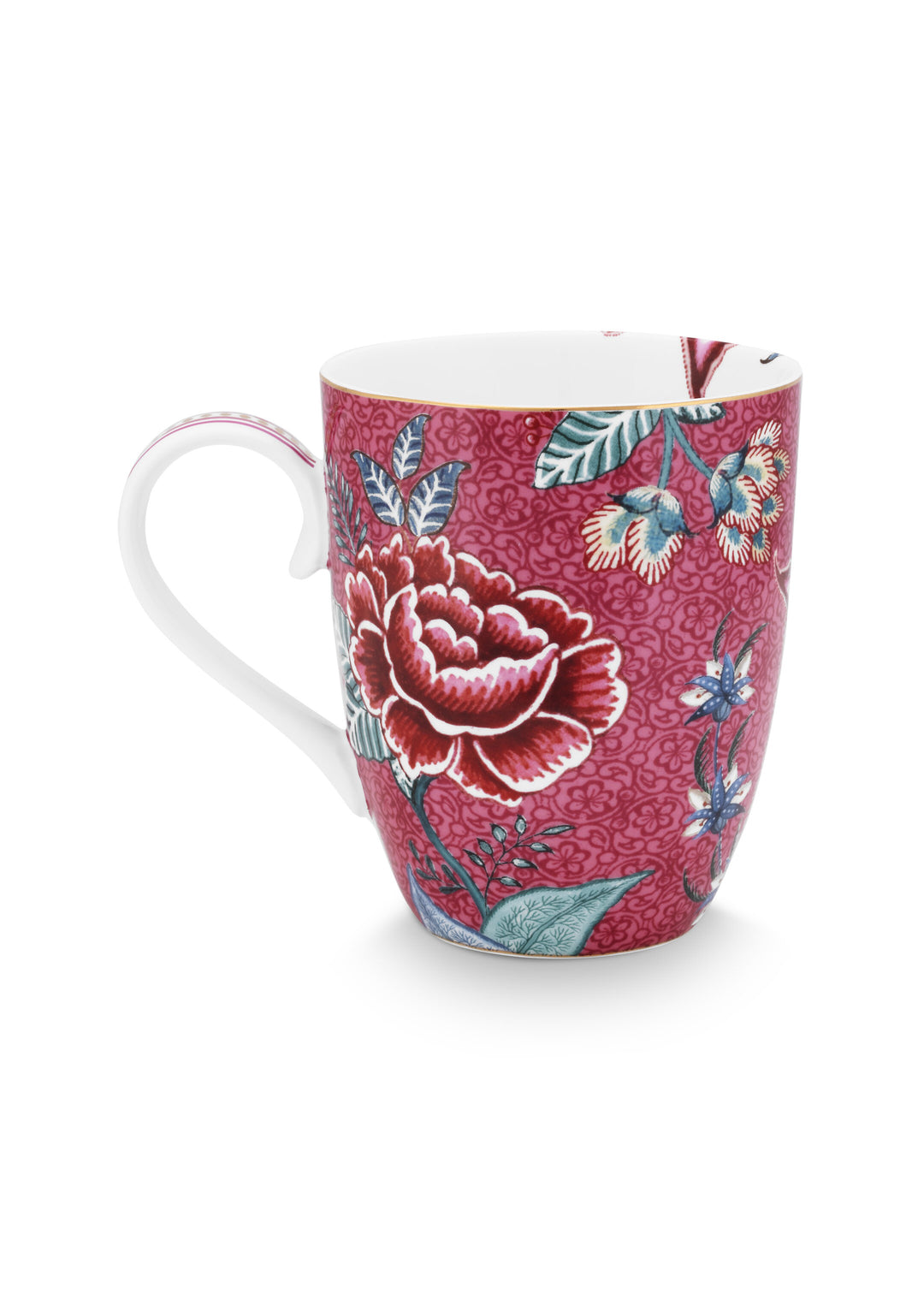 Tasse Large Flower Festival Dark Pink 350 ml