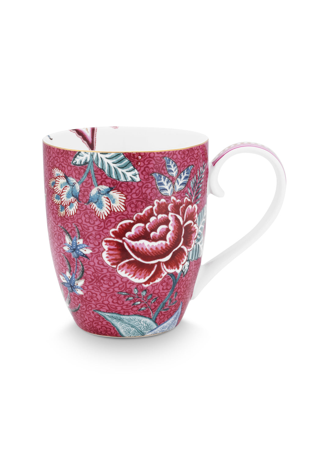 Tasse XL Flower Festival Dark Pink 450 ml