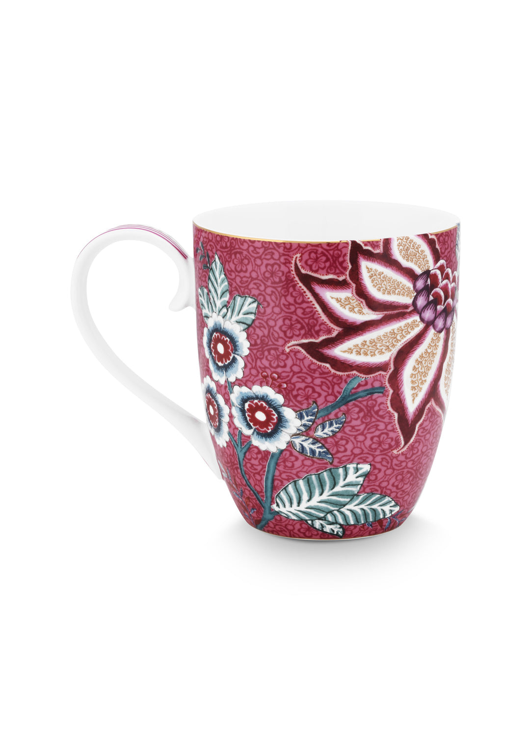 Tasse XL Flower Festival Dark Pink 450 ml