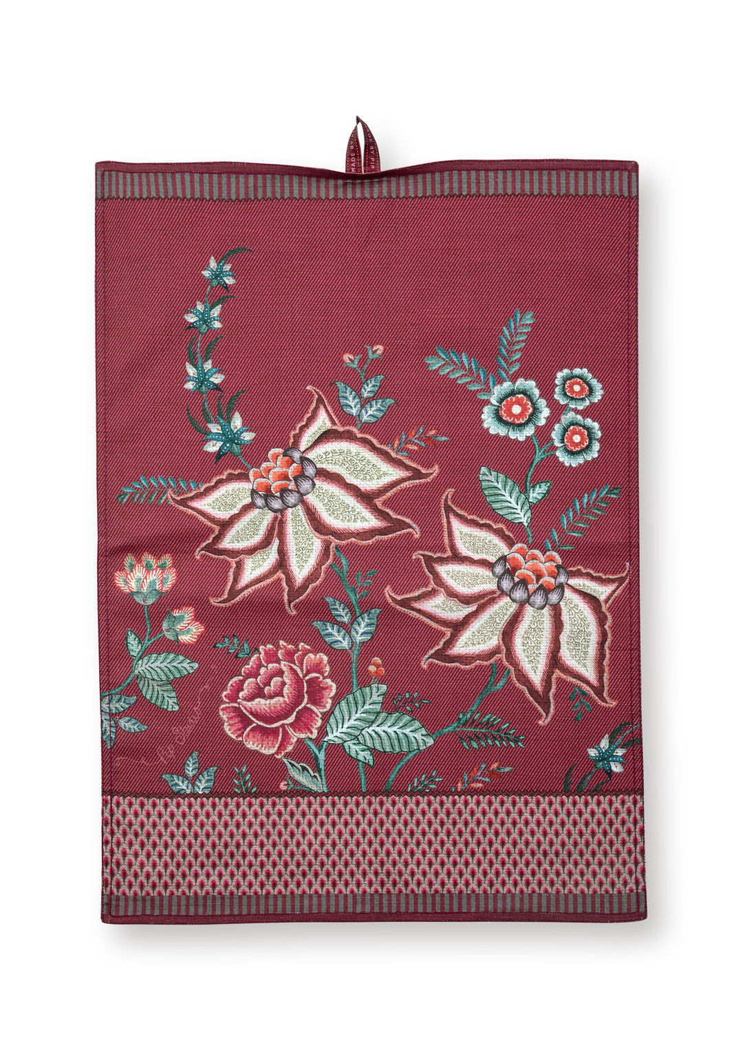 Geschirrtuch Flower Festival Dark Pink 50x70 cm